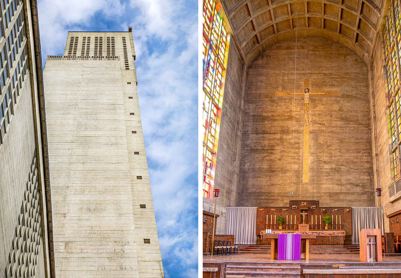 Kirchenturm / Sicht in den Chor
