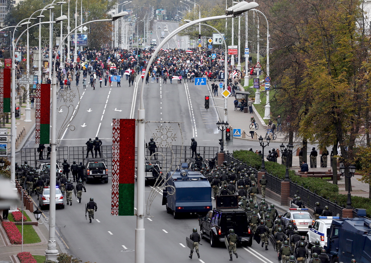 demonstration in Minsk