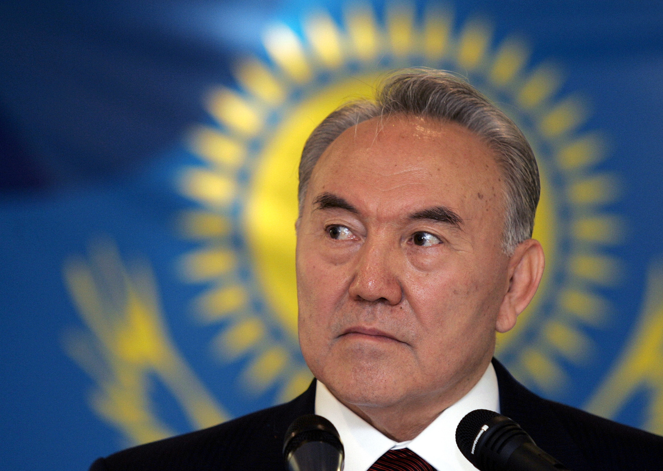 Nursultan Nazarbayev en Astana, diciembre de 2005