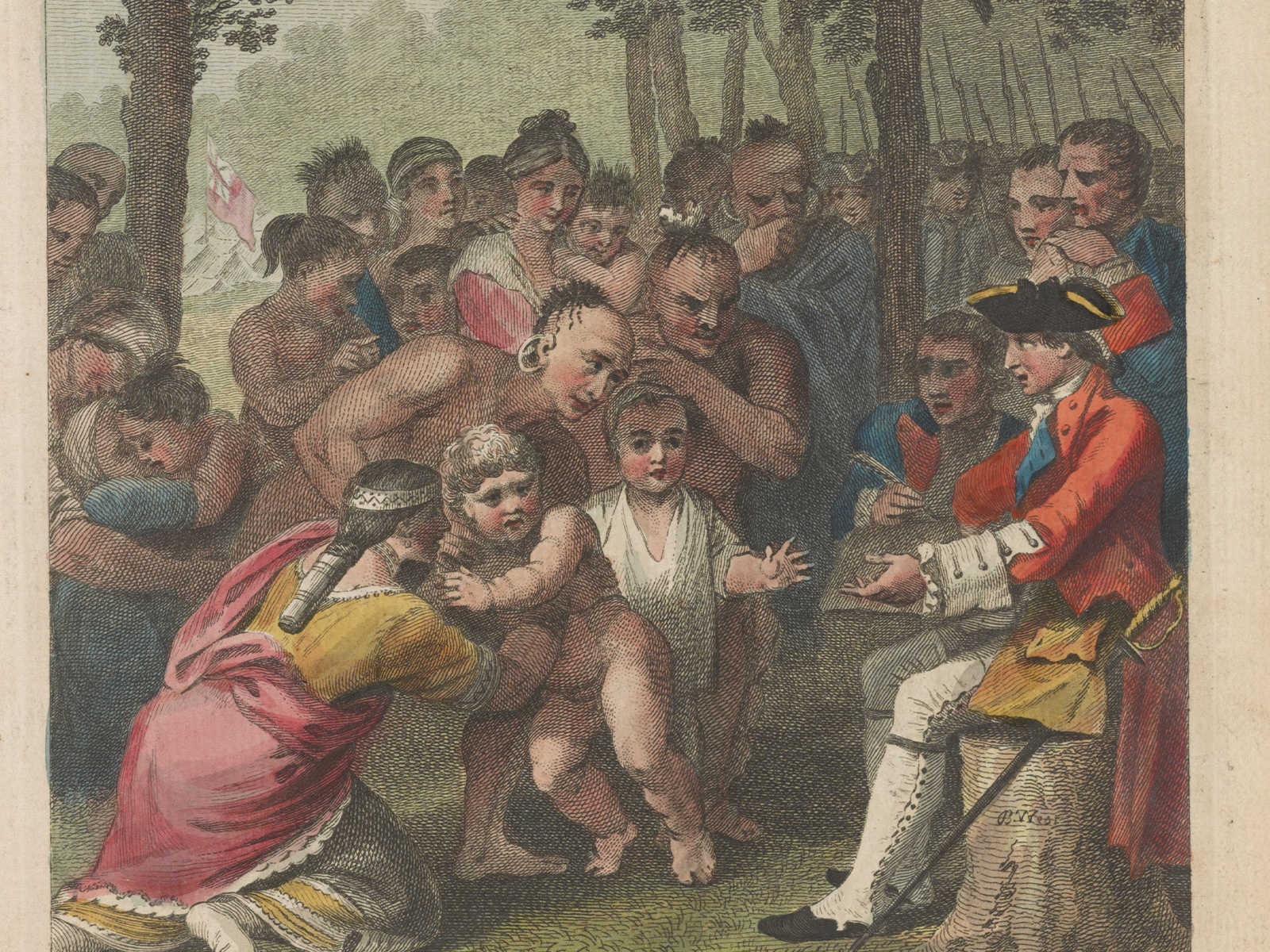 Bild der Auslieferung der gefangenen Briten