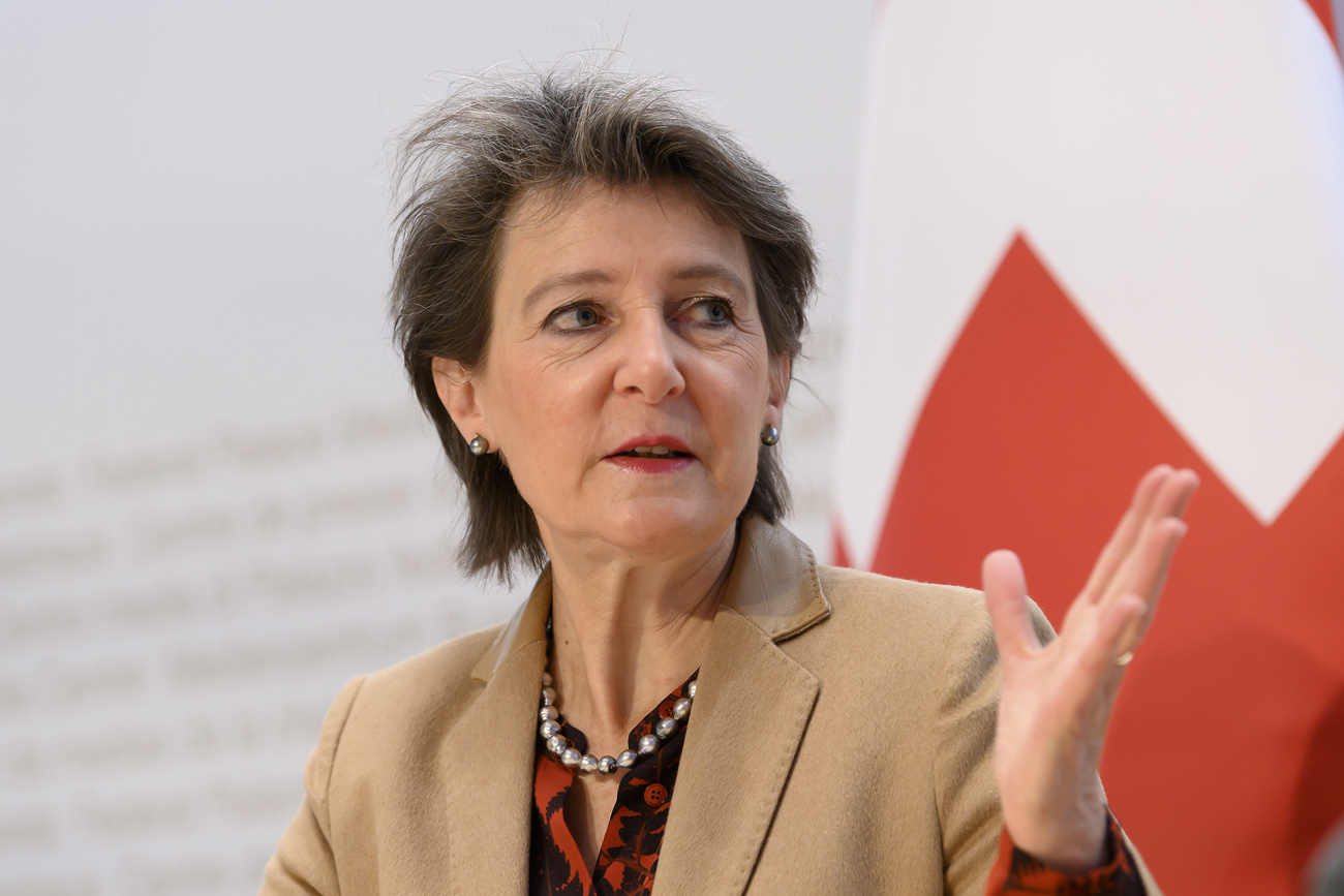 Swiss Environment Minister Simonetta Sommaruga.