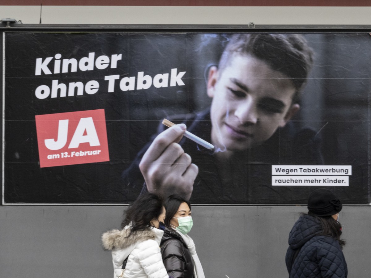tobacco advertising ban morocco Swiss back further restrictions on tobacco advertising