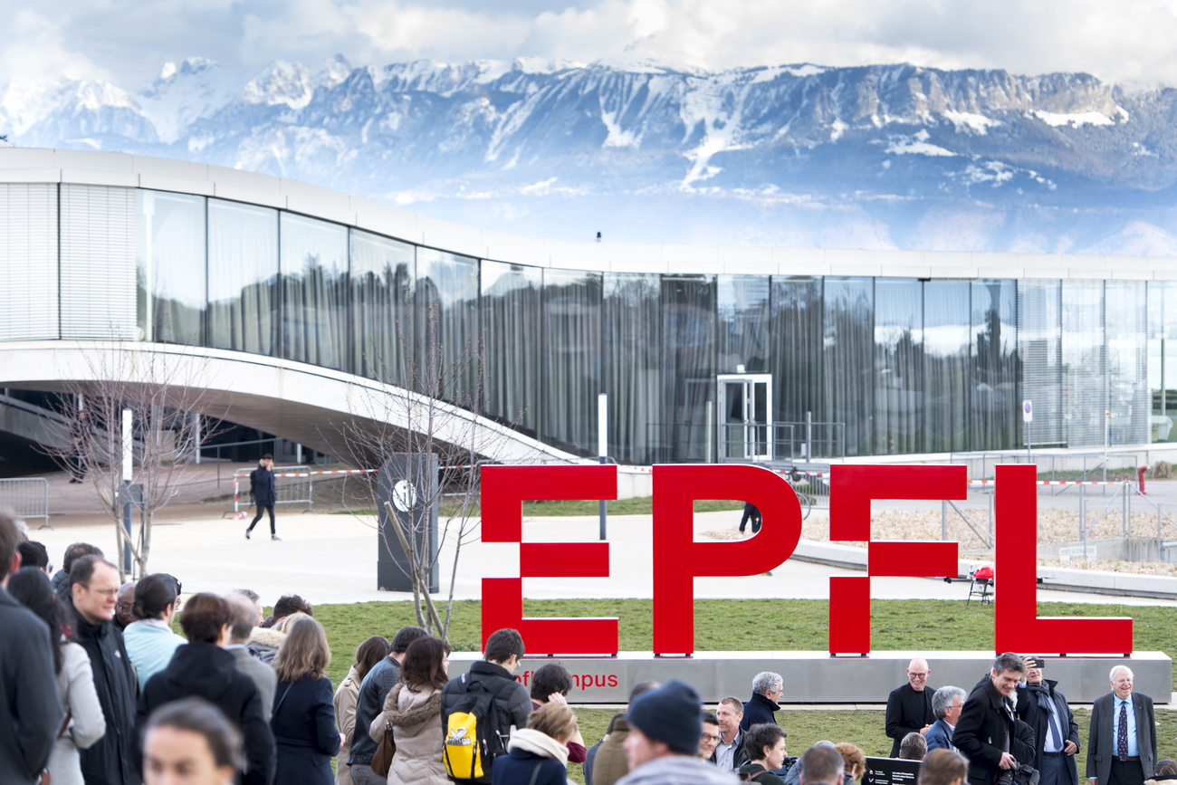 Inauguration of a new building of the EPFL in Lausanne