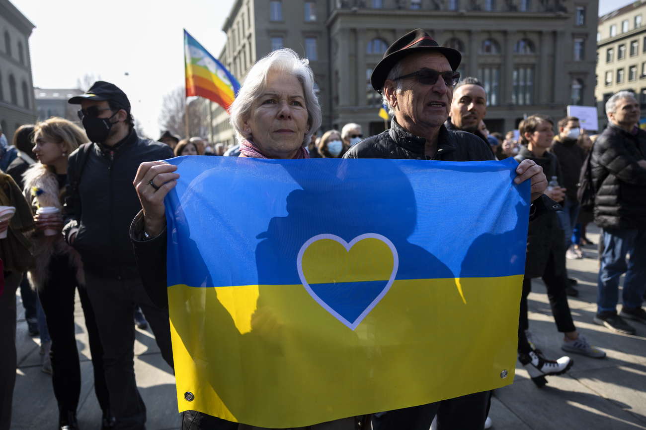 manifestation de solidarité avec l Ukraine