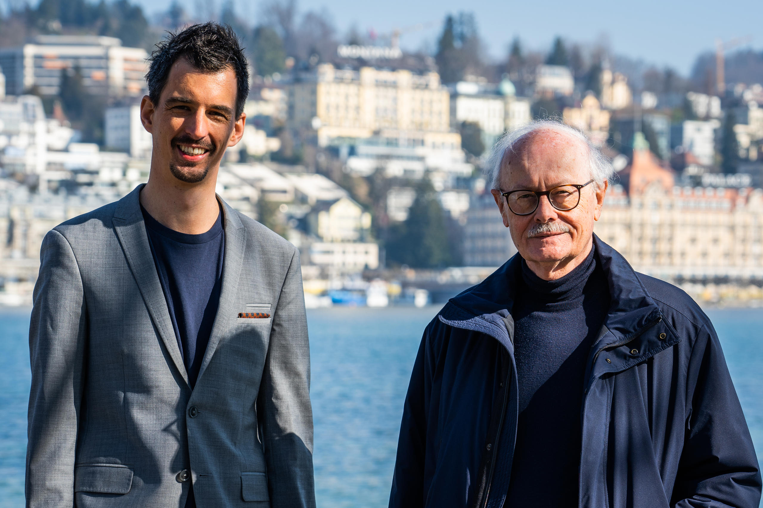 Fabio Canetg und Ernst Baltensberger.