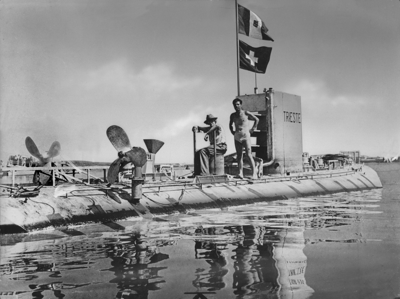 Piccard auf Uboot