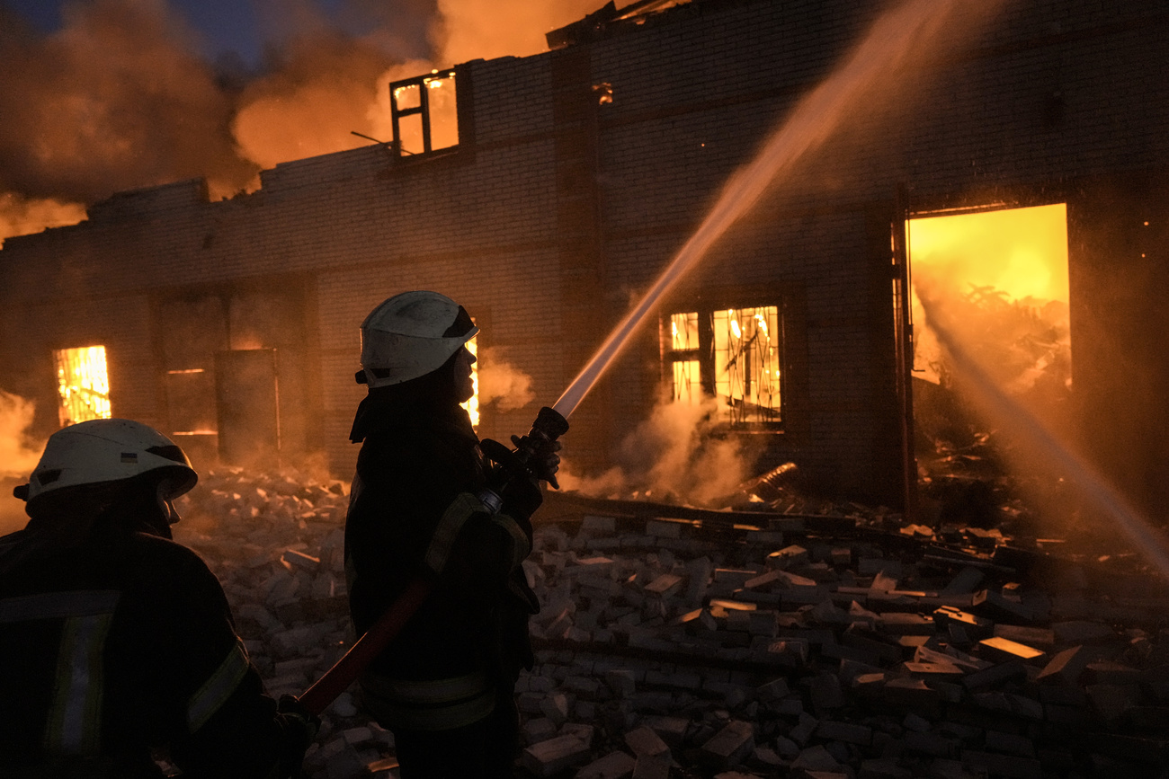 Bombardement en Ukraine