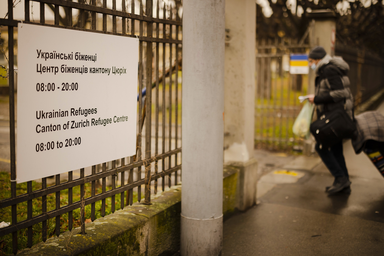 ukrainian refugee centre in zurich