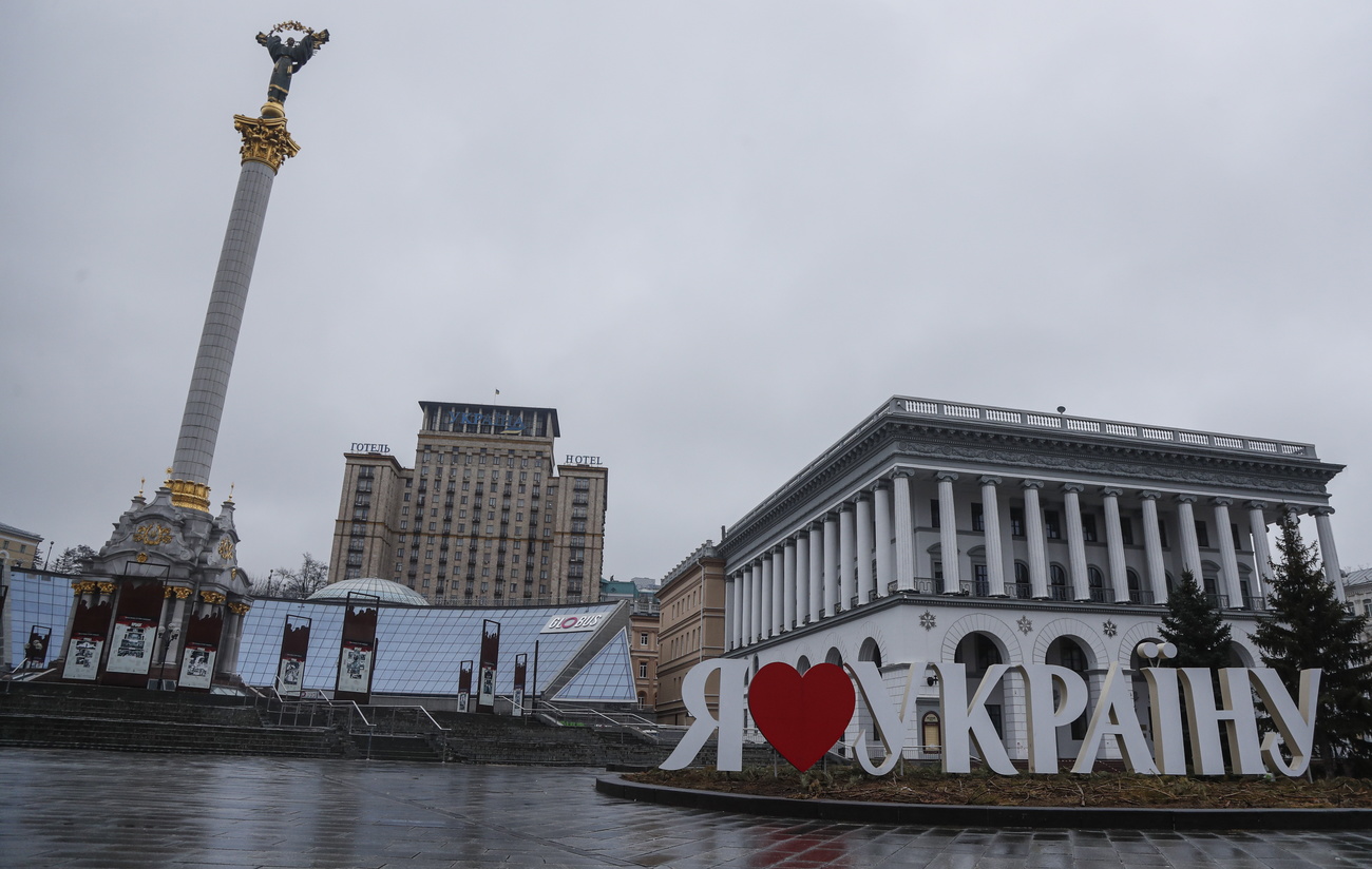 Platz der Unabhängigkeit in Kiew
