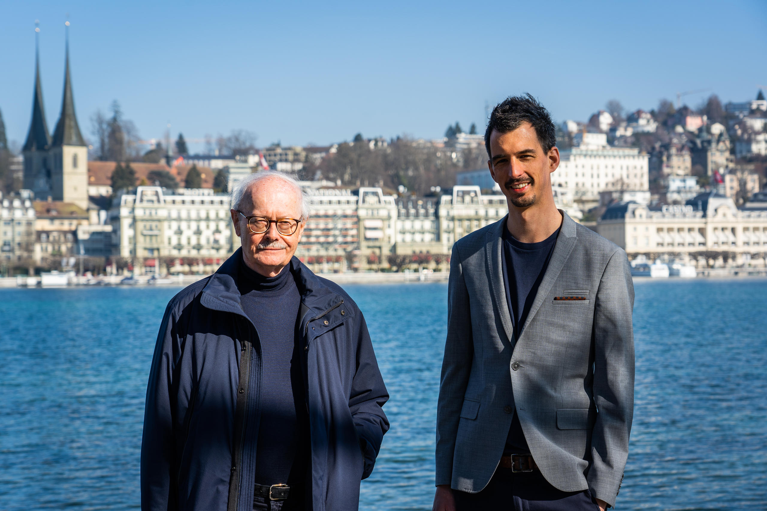 Ernst Baltensperger und Fabio Canetg in Zürich
