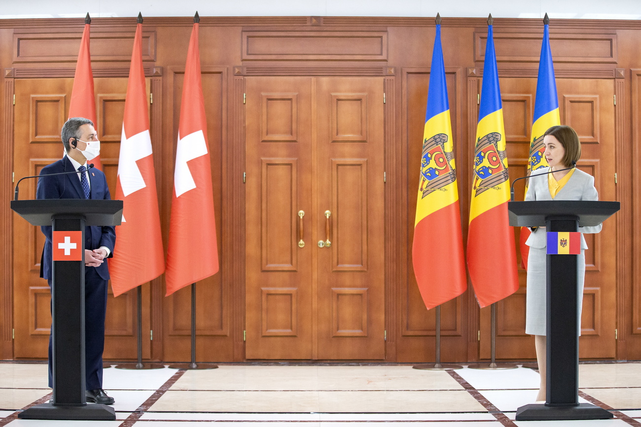 Ignazio Cassis and Maia Sandu