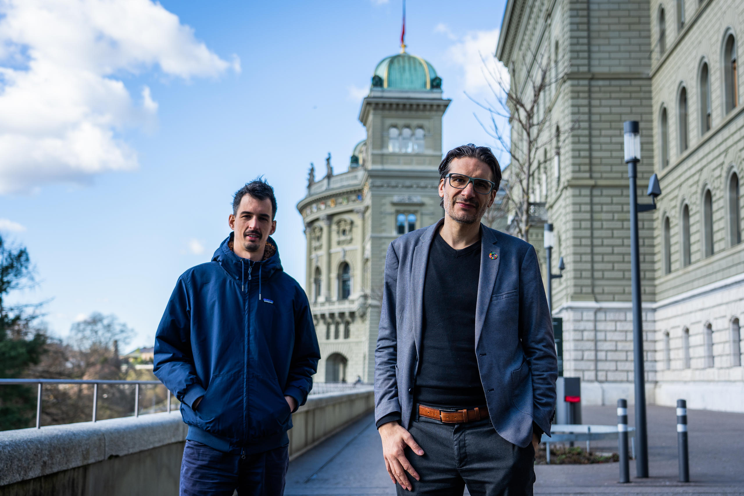Fabio Canetg und Gerhard Andrey, Nationalrat der Grünen
