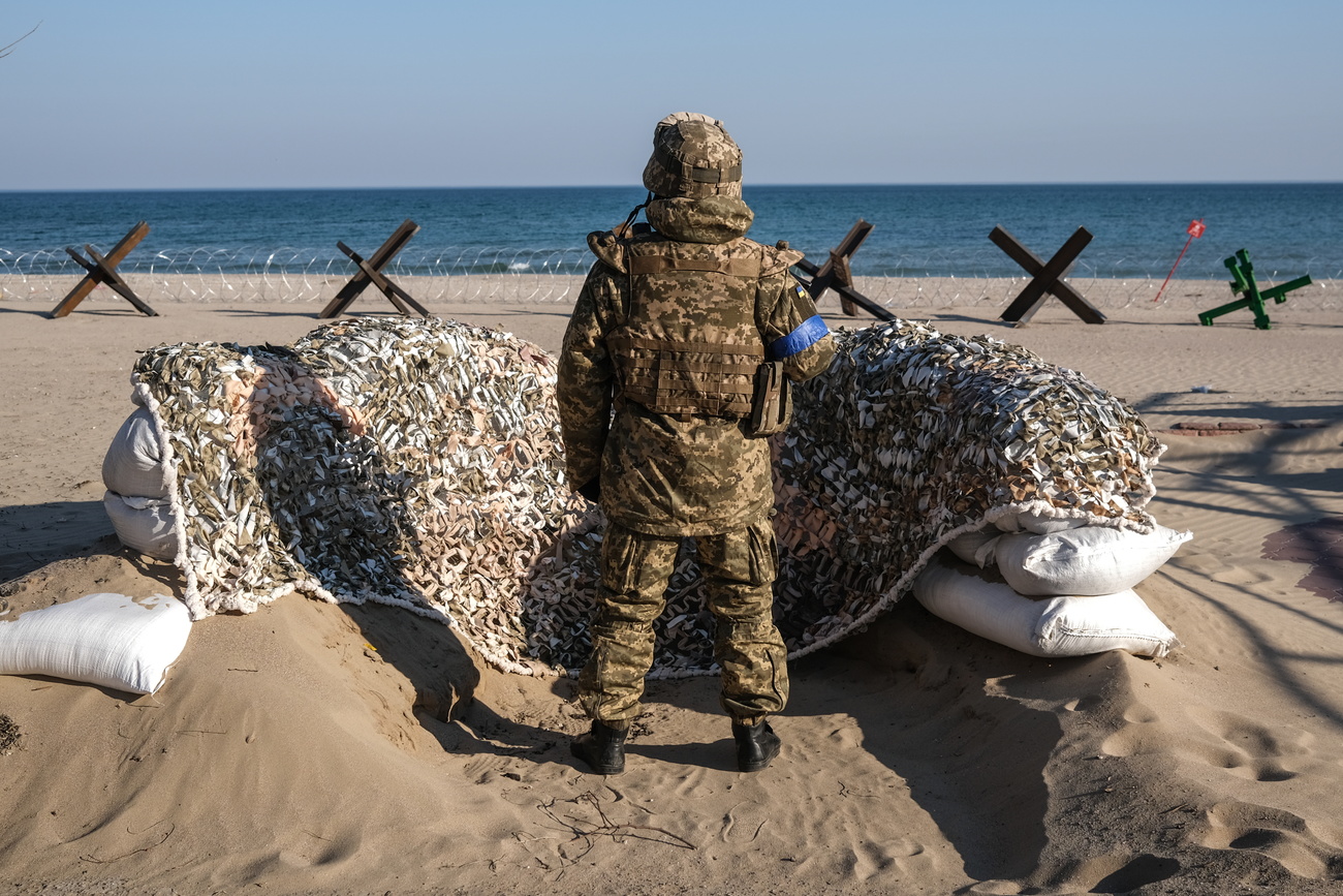 Ukrainian soldier