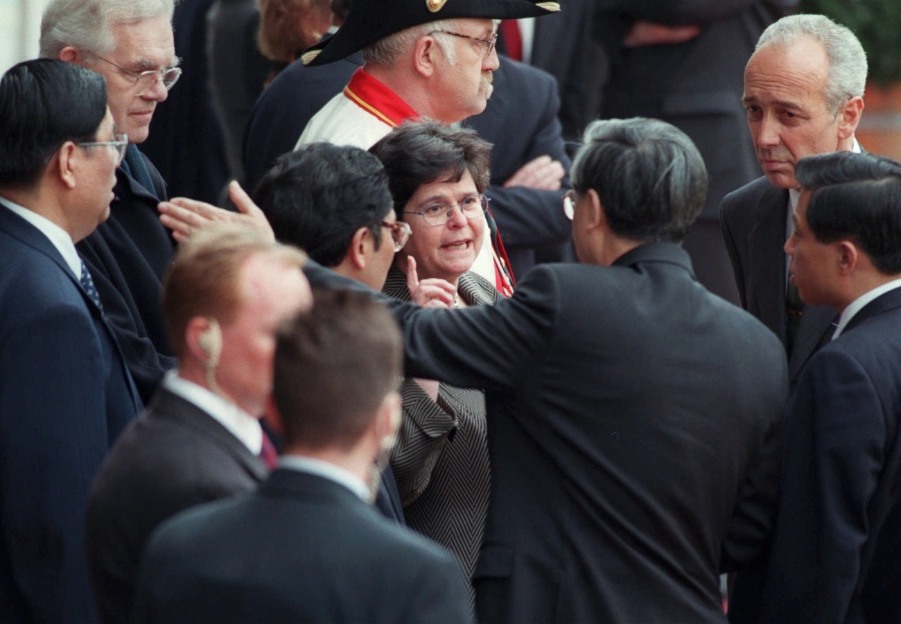 Ruth Dreyfuss et Jiang Zemin