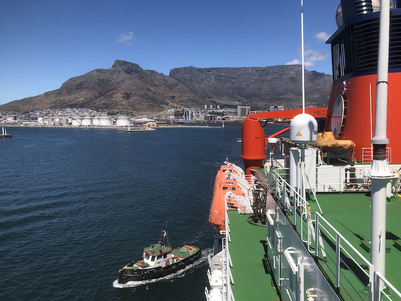Abschied von Kapstadt - ab ins Südpolarmeer