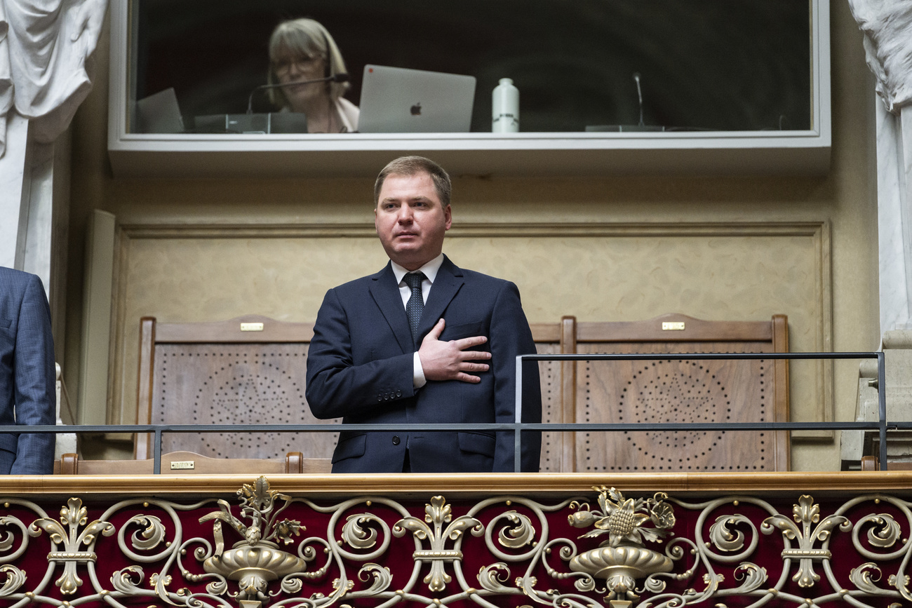 Der ukrainische Botschafter in Bern, Artem Rybchenko
