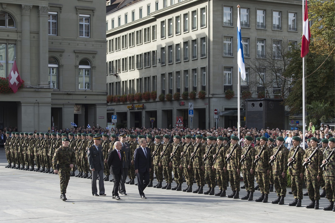 troops on a square