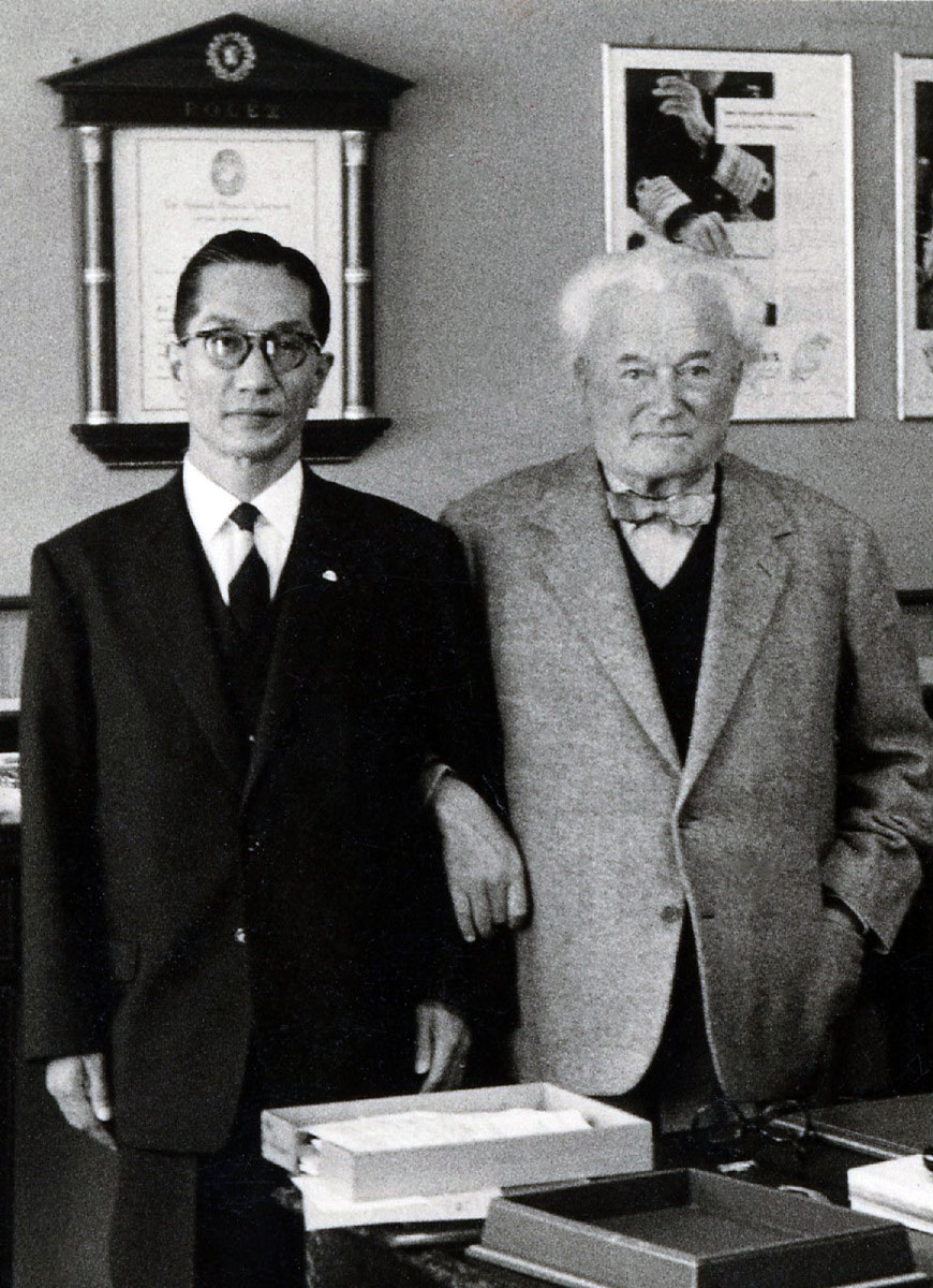Hans Wilsdorf with Ryohei.