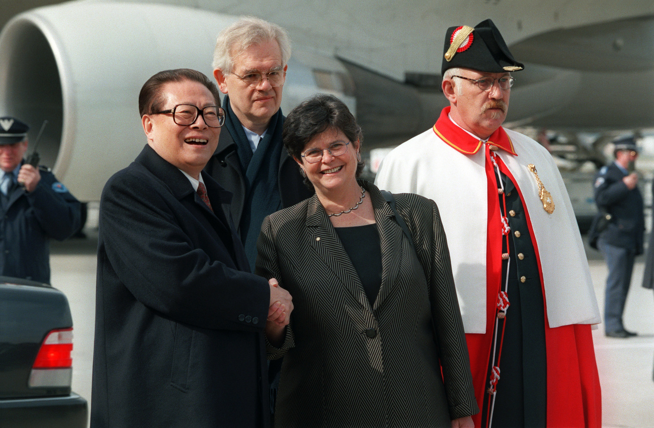 Ruth Dreyfuss et Jiang Zemin