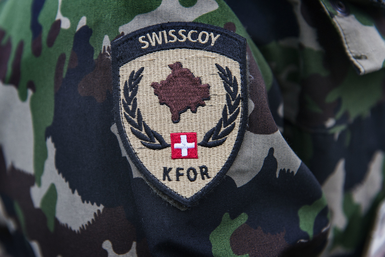 Military badge for Swiss members of KFOR