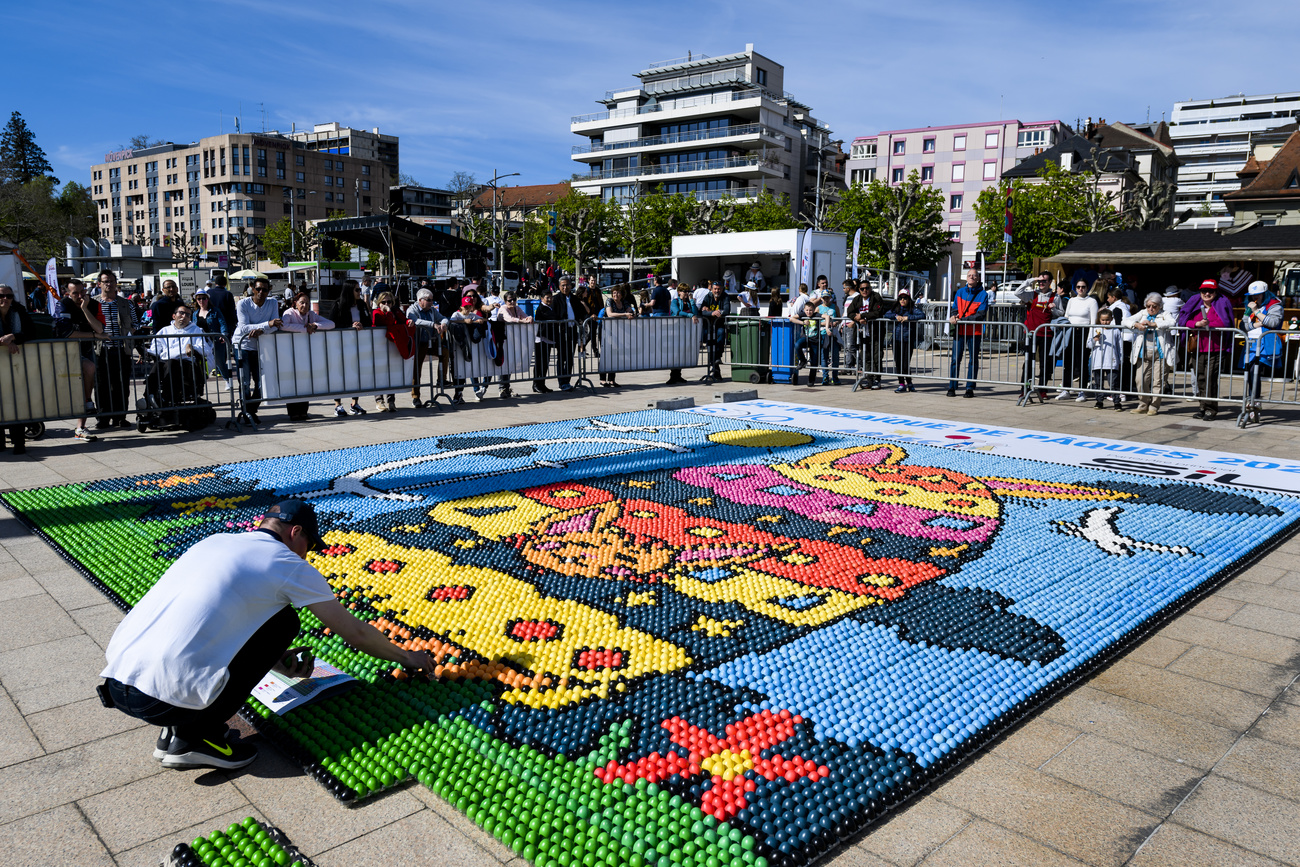 Easter egg mosaic