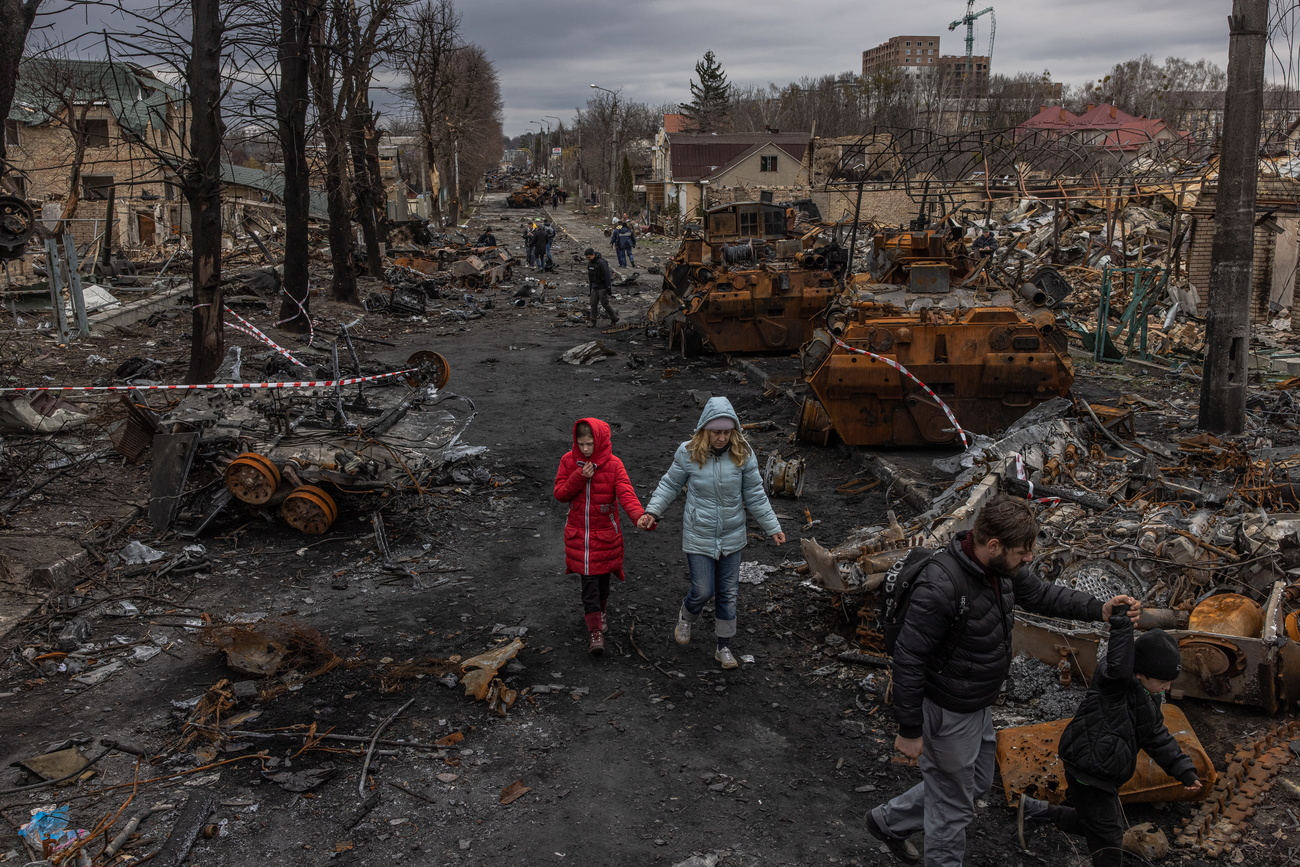 Ukraine rubble