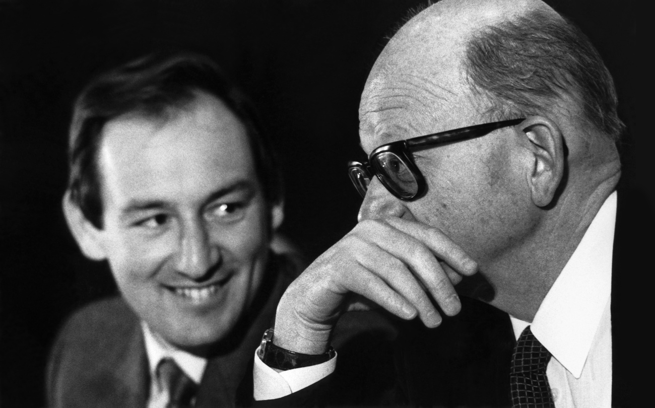 old photo of two men