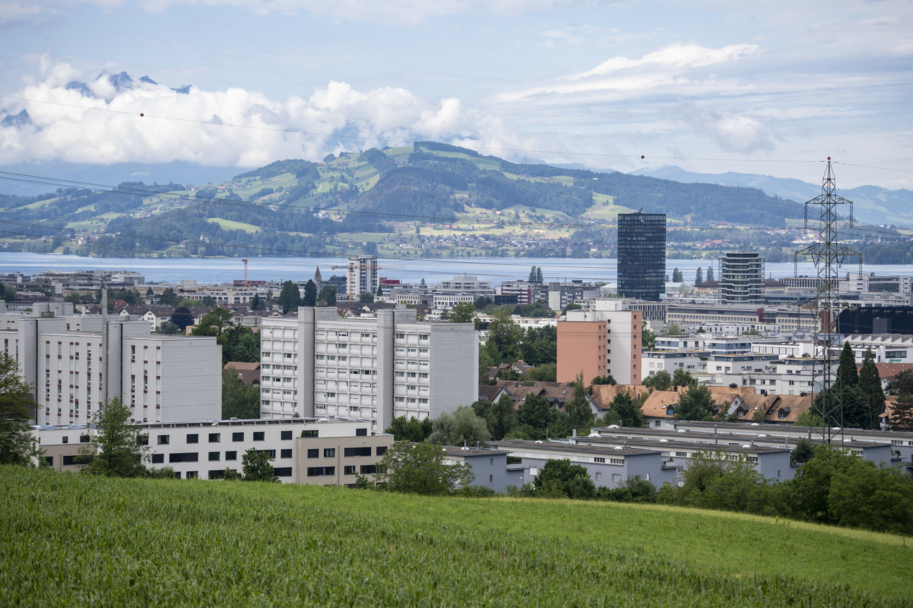 Blick auf die Stadt Zug