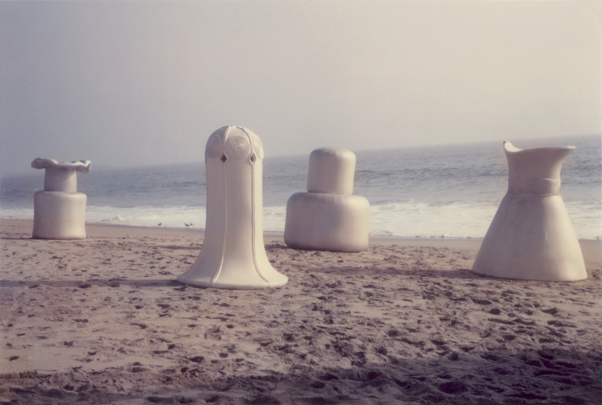 Esculturas en la playa