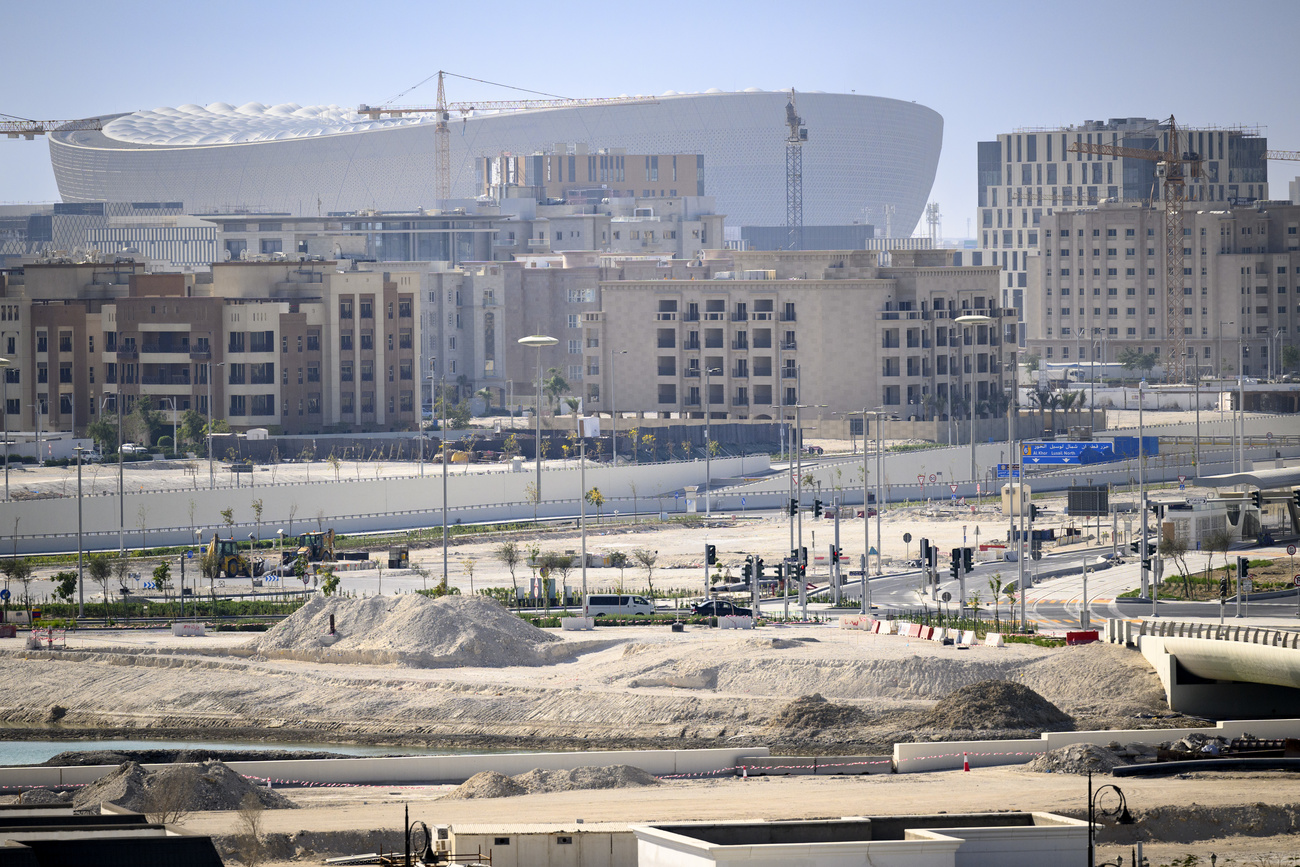 stadio in costruzione