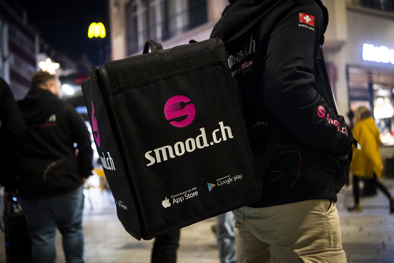 food delivery worker