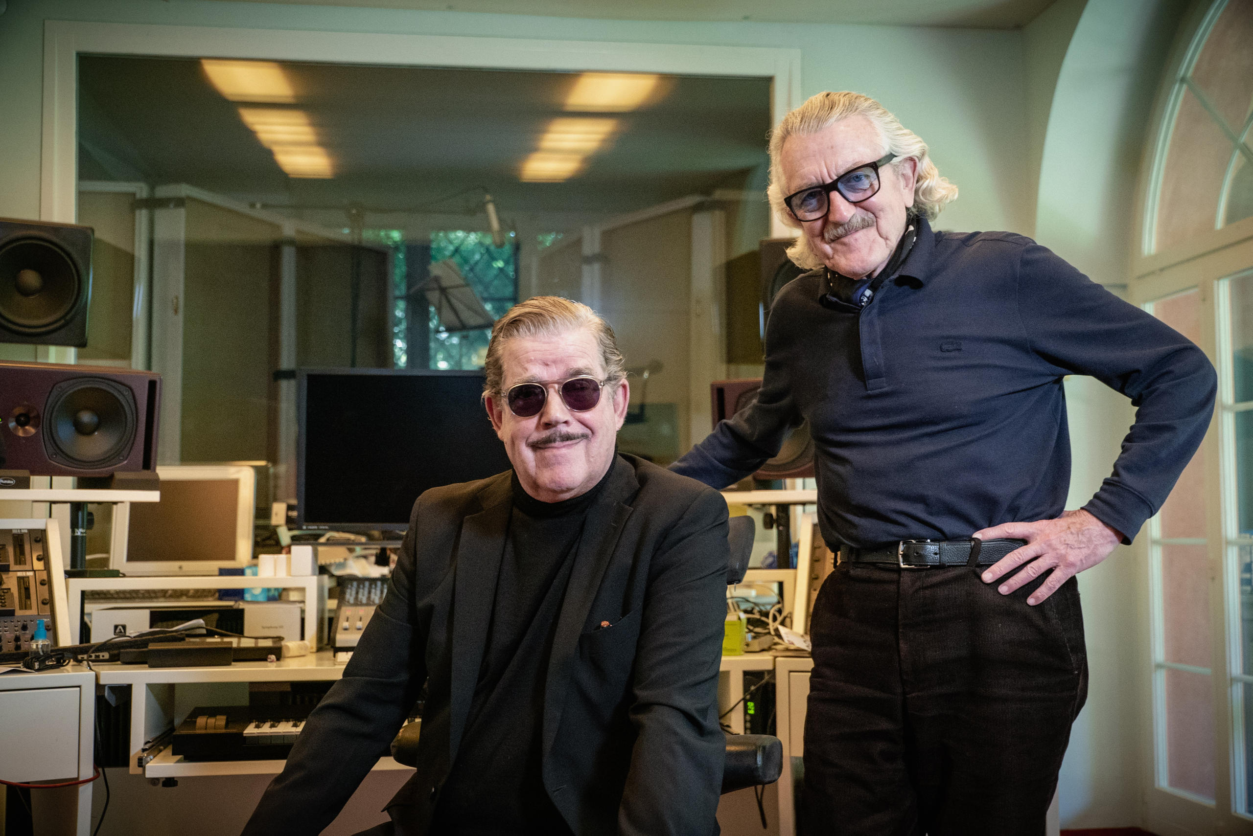 The duo Yello in Boris studio