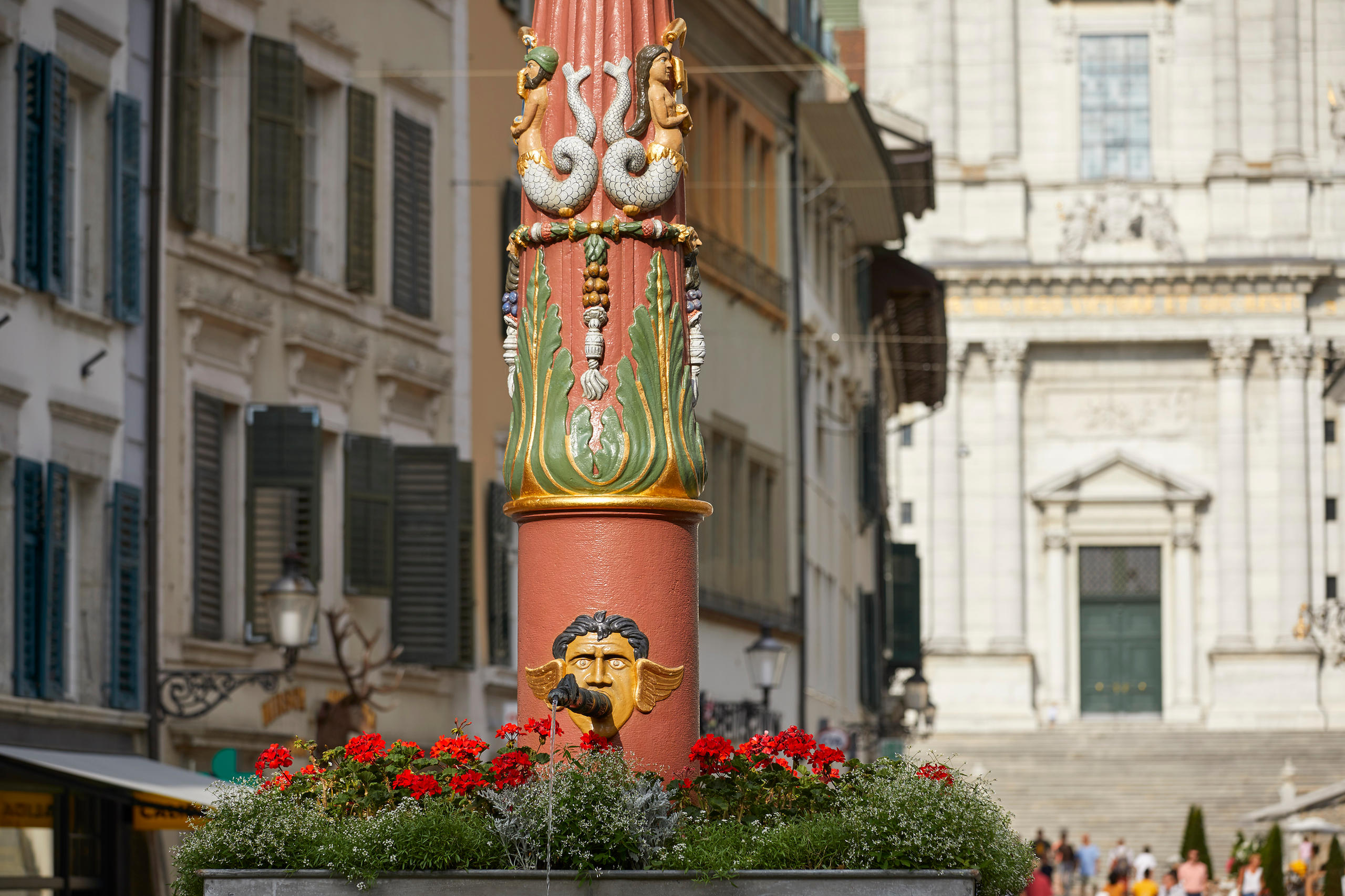 One of Solothurn's 11 fountains