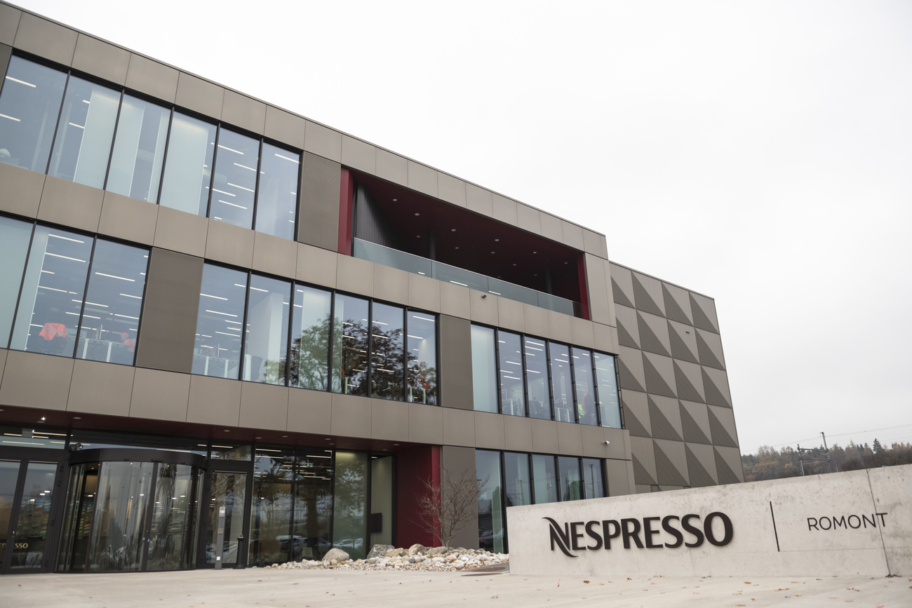 La sede della Nespresso di Romont nel canton Friburgo.