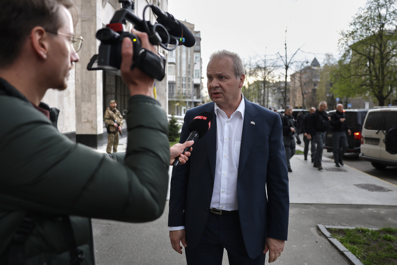 Claude Wild in der Ukraine