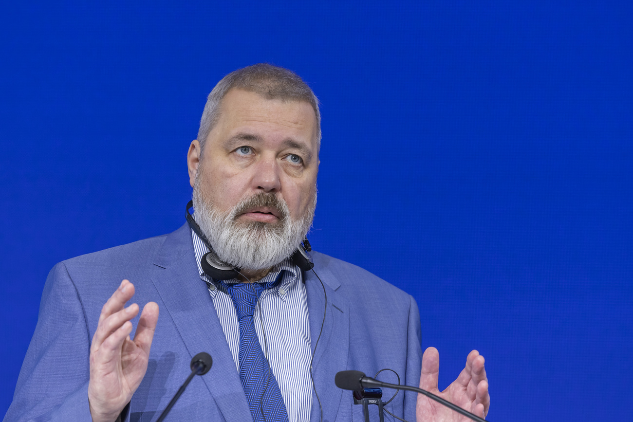 Dimitry Muratov, Russian newspaper editor.