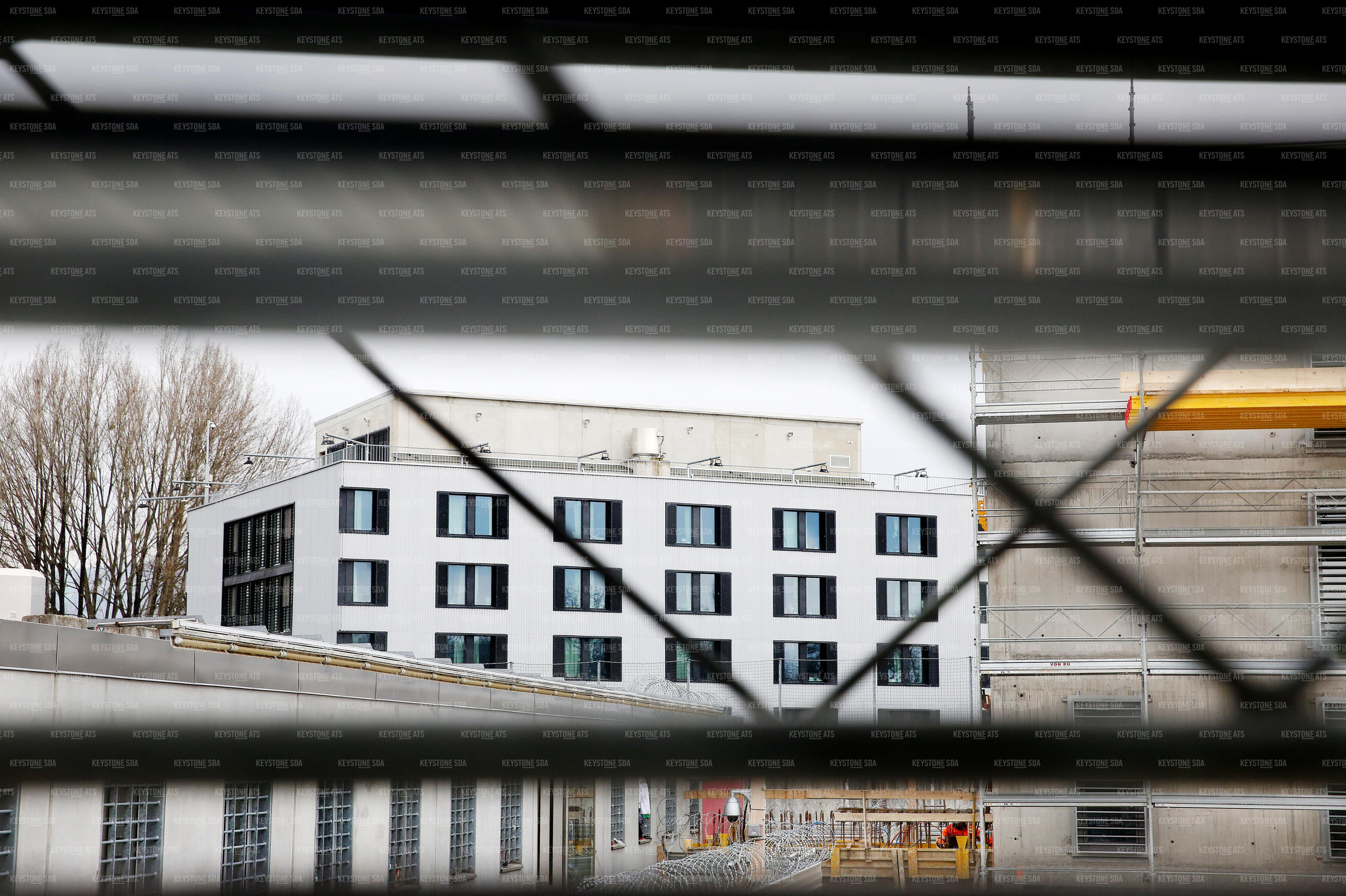 Une partie du bâtiment de la prison genevoise de Champ-Dollon