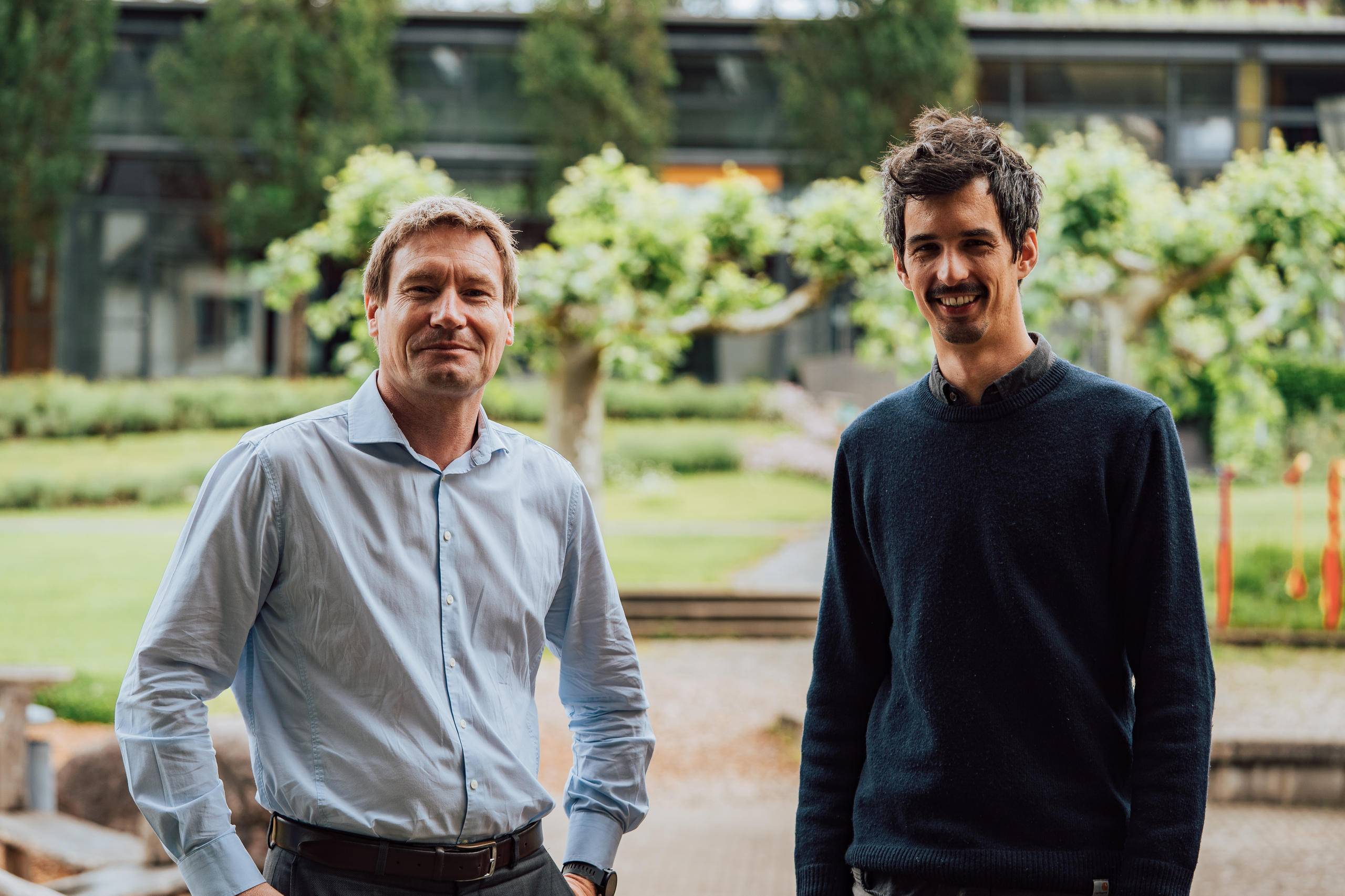 Martin Brown (links) und Fabio Canetg