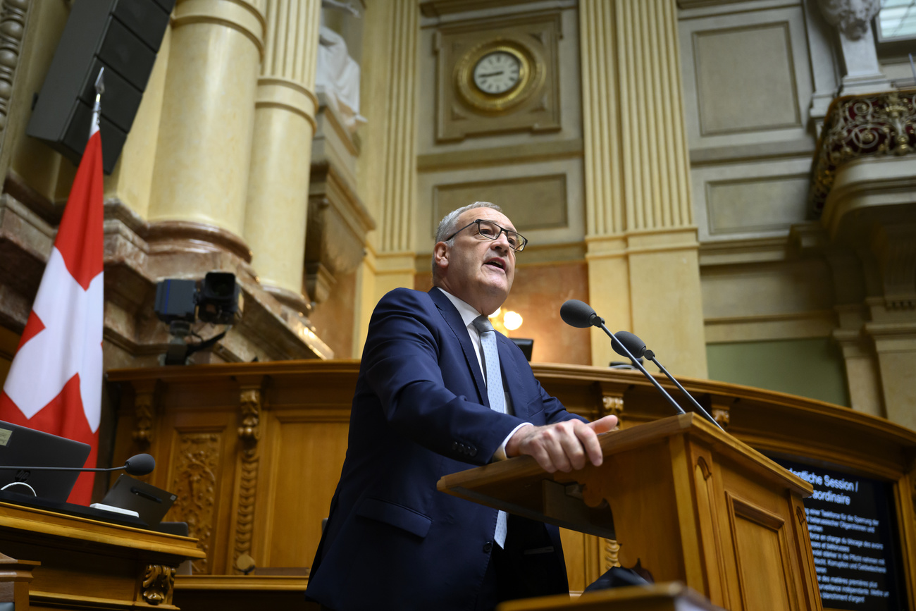 Il ministro dell economia Guy Parmelin