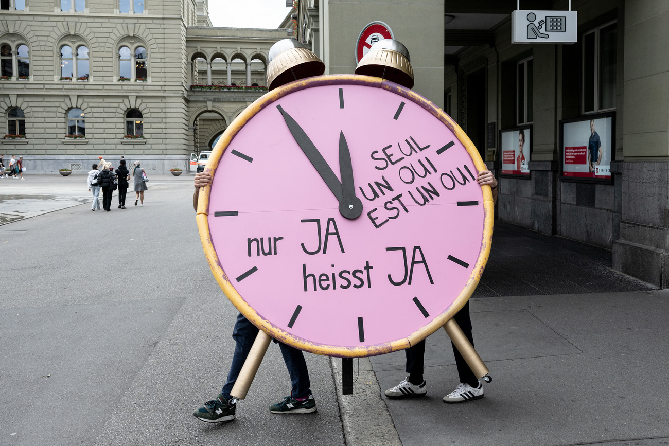Nur ja heisst ja - Transparent