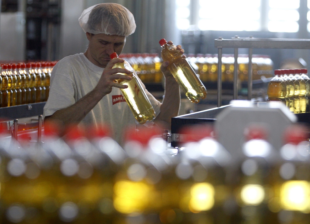 La fabbrica di un noto marchio di bibite lucernese.