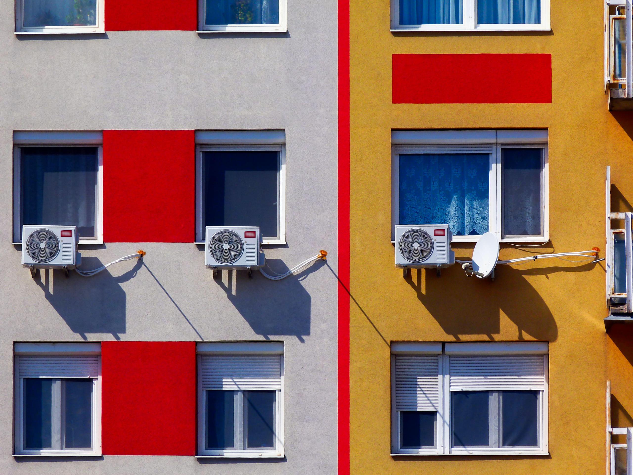 Klimageräte an der Wand