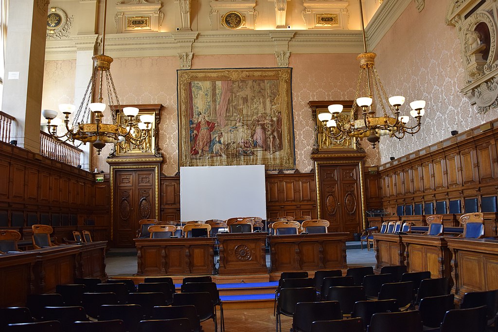 Aula della Corte d appello di Parigi.