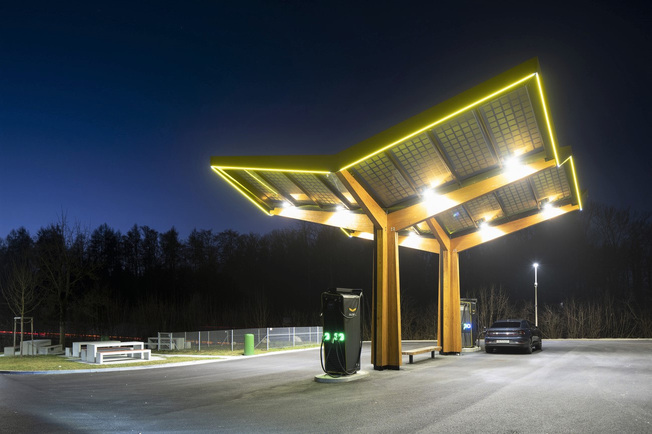 Estación de recarga para autos eléctricos