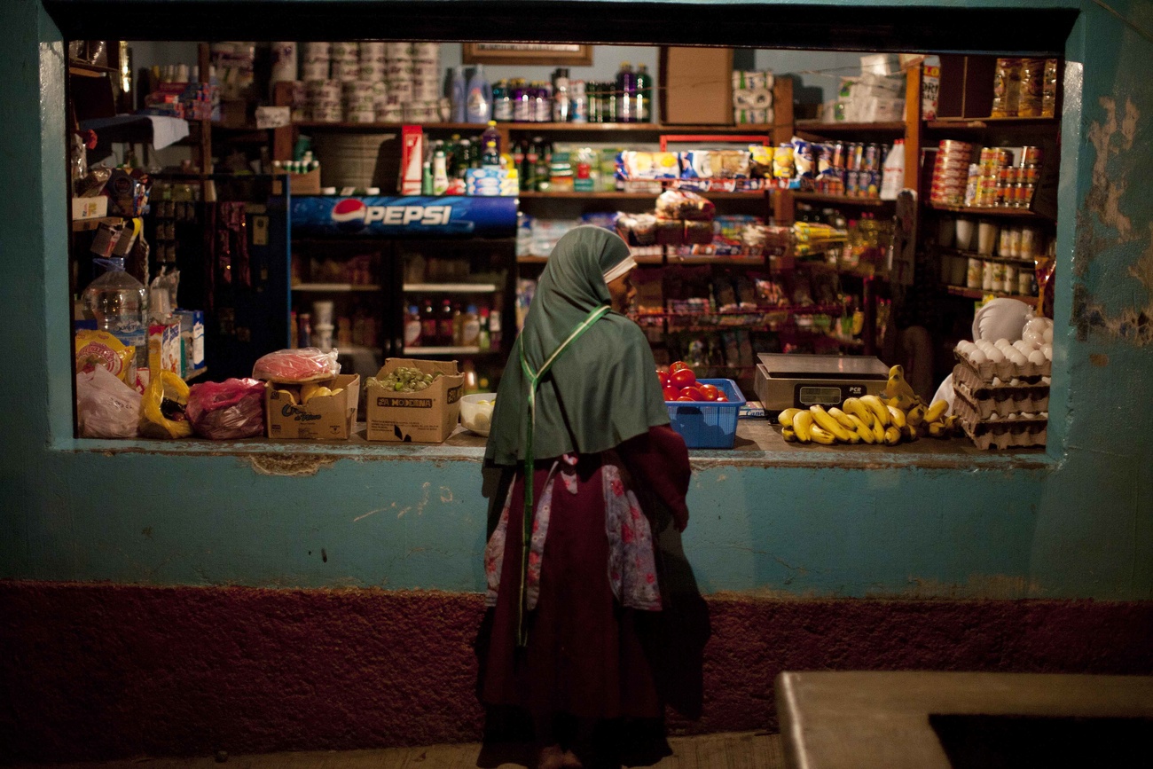 Food stall in Mexico