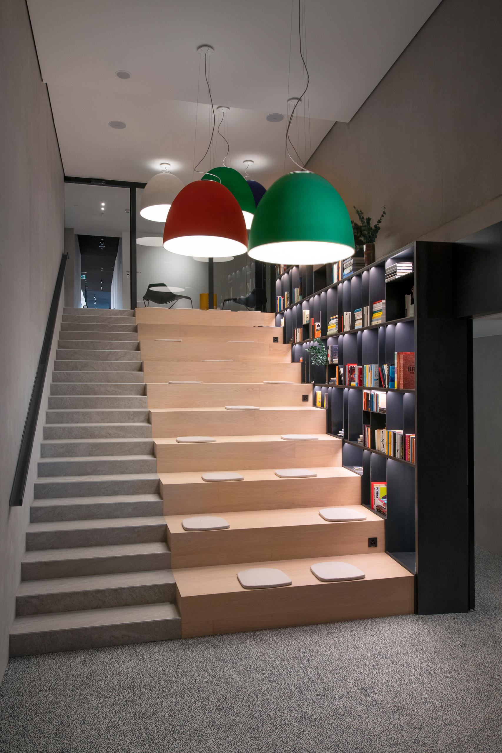 staircase in Hôtel des Horlogers