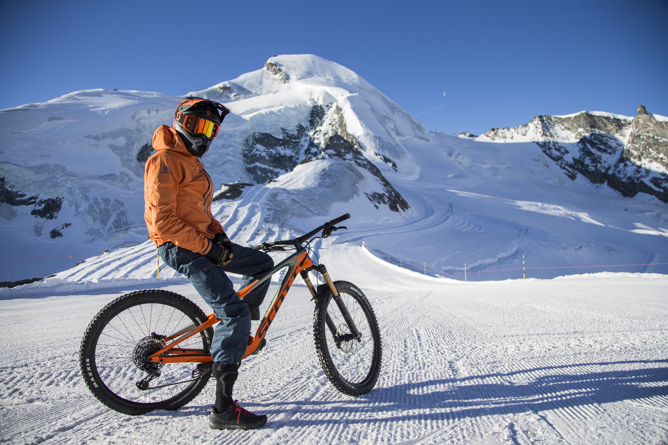 Bike on Fee Glacier