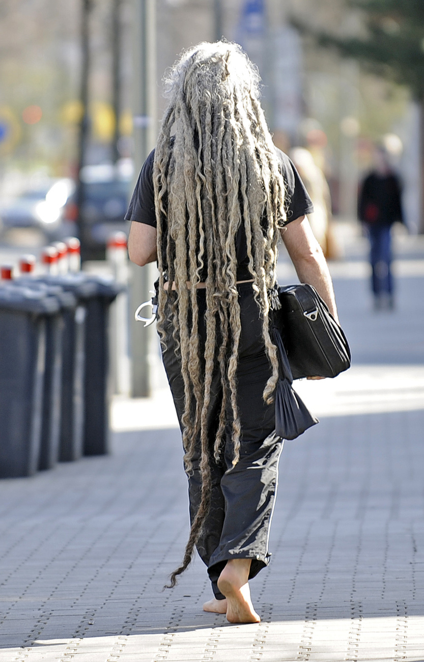 White man with dreadlocks