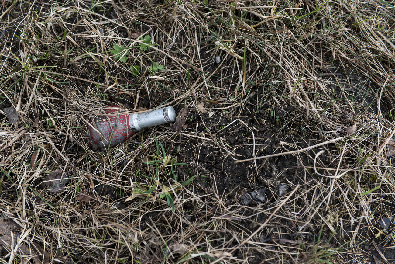 una mina en una botella de cristal