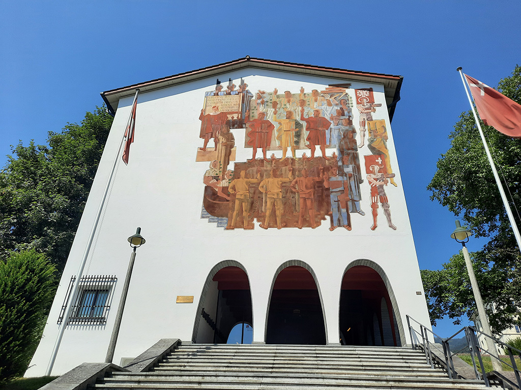 Museo dei Patti federali, facciata.